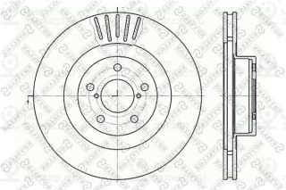 Тормозной диск STELLOX 60204412VSX