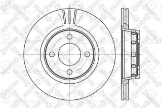Тормозной диск STELLOX 60204740VSX