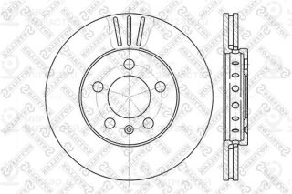 Тормозной диск STELLOX 60204758VSX