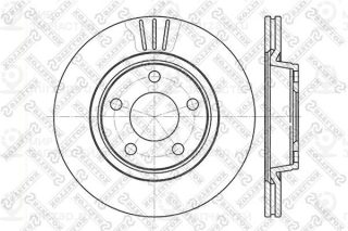 Тормозной диск STELLOX 60204762VSX