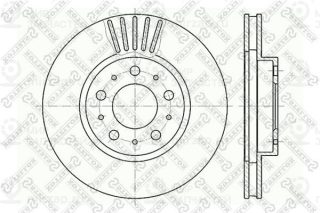 Тормозной диск STELLOX 60204832VSX