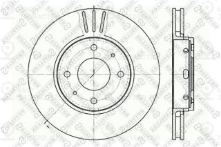 Тормозной диск STELLOX 60204839VSX