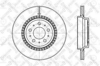 Тормозной диск STELLOX 60204852VSX