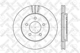 Тормозной диск STELLOX 60209301VSX