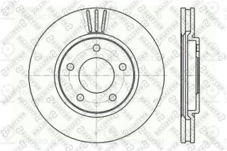 Тормозной диск STELLOX 60209313VSX