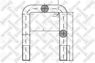 Стремянка рессоры STELLOX 8464184SX