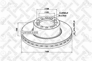 Запчасть STELLOX 8500815SX