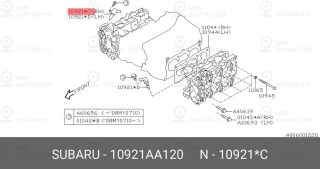 Запчасть SUBARU 10921AA120