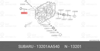 Запчасть SUBARU 13201AA540