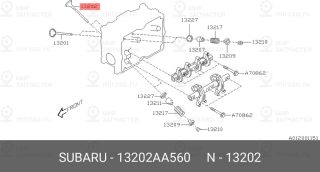 Запчасть SUBARU 13202AA560