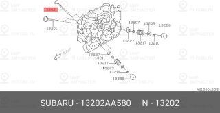 Запчасть SUBARU 13202AA580