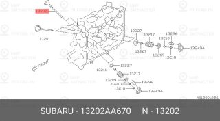 Запчасть SUBARU 13202AA670