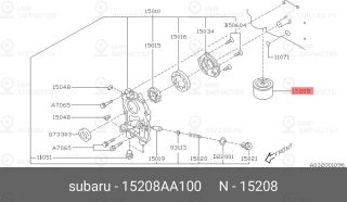 Запчасть SUBARU 15208AA100