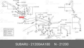 Запчасть SUBARU 21200AA180