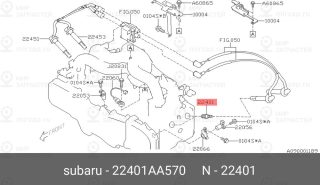 Запчасть SUBARU 22401AA570