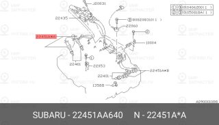 Запчасть SUBARU 22451AA640