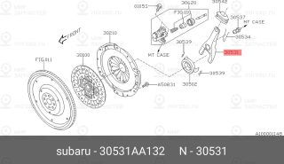 Запчасть SUBARU 30531AA132