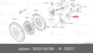 Запчасть SUBARU 30531AA180