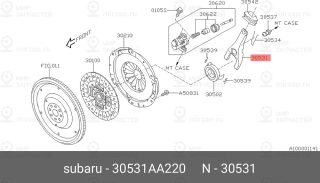 Запчасть SUBARU 30531AA220