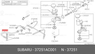 Запчасть SUBARU 37251AC001