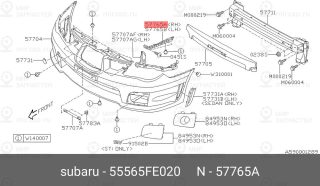 Запчасть SUBARU 55565FE020