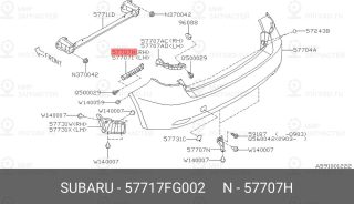 Запчасть SUBARU 57717FG002