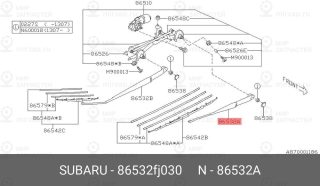 Запчасть SUBARU 86532FJ030