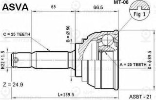 Запчасть ASVA MT06