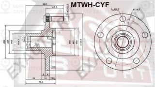 Ступица колеса ASVA MTWHCYF