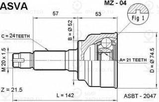 Запчасть ASVA MZ04