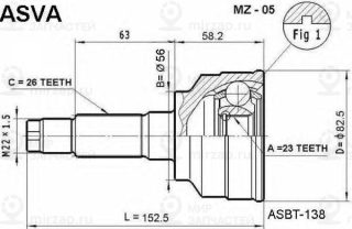 Запчасть ASVA MZ05
