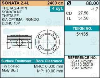 Запчасть TEIKIN 51135050