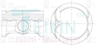 Запчасть TEIKIN 70102STD