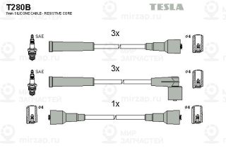 Комплект проводов зажигания TESLA T280B