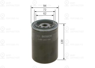 Фильтр масляный BOSCH 0451203194