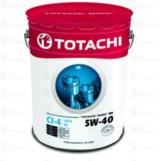 Totachi Niro Hd Synthetic 5W-40 Api Ci-4/Sl Acea E7 19Л TOTACHI 1C920