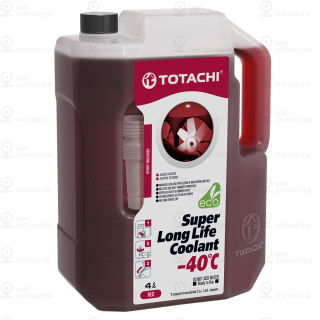 Охлаждающая Жидкость Red -40C 4Л. TOTACHI 41804