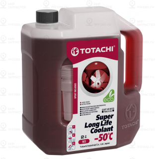 Жидкость Охлаждающая Низкозамерзающая Totachi Super Long Life Coolant Red -50C 2 TOTACHI 41902