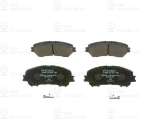 Комплект тормозных колодок (дисковый тормоз) BOSCH 0986424011