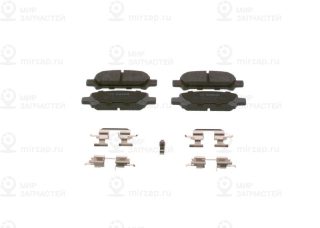 Комплект тормозных колодок (дисковый тормоз) BOSCH 0986424650