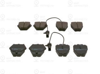 Комплект тормозных колодок (дисковый тормоз) BOSCH 0986424690