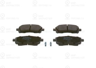 Комплект тормозных колодок (дисковый тормоз) BOSCH 0986424700