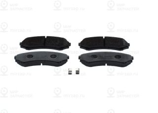 Комплект тормозных колодок (дисковый тормоз) BOSCH 0986424709