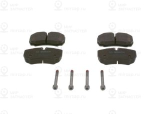 Комплект тормозных колодок (дисковый тормоз) BOSCH 0986424750