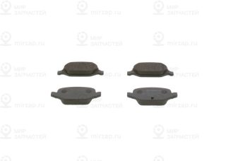 Комплект тормозных колодок (дисковый тормоз) BOSCH 0986424756