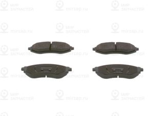 Комплект тормозных колодок (дисковый тормоз) BOSCH 0986424818