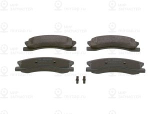 Комплект тормозных колодок (дисковый тормоз) BOSCH 0986424823