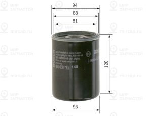 Фильтр масляный BOSCH 0986452064