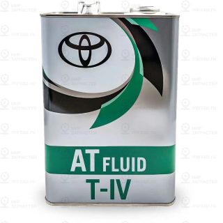 4л масло для акпп atf type t iv TOYOTA 0888681015