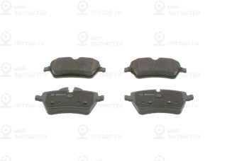 Комплект тормозных колодок (дисковый тормоз) BOSCH 0986494489
